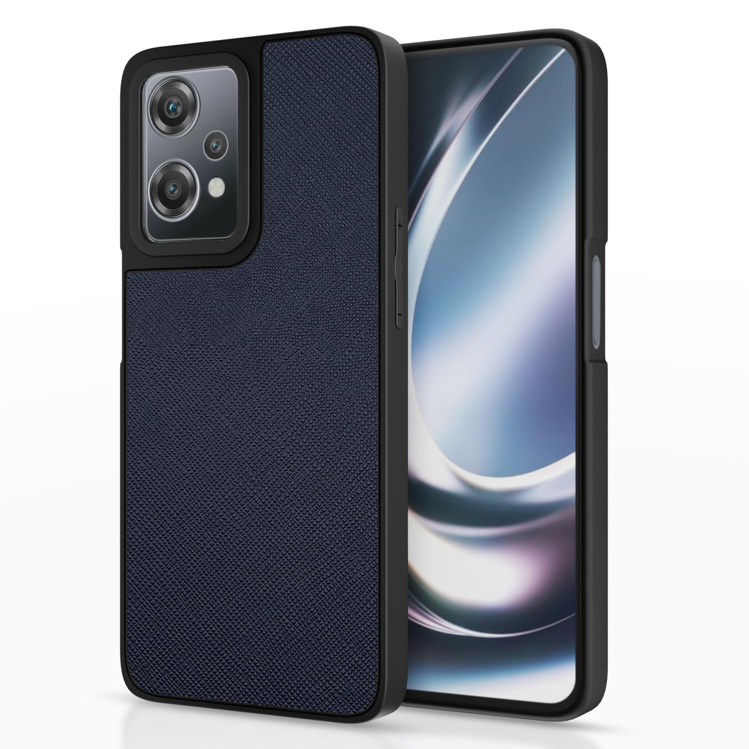 OnePlus Nord CE 2 Lite 5G Indian Leather Back Cover -Blue