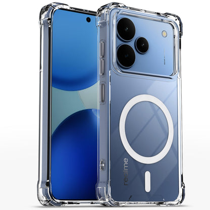 Pikkme transparent mag-safe mobile cover for Realme P4 5G