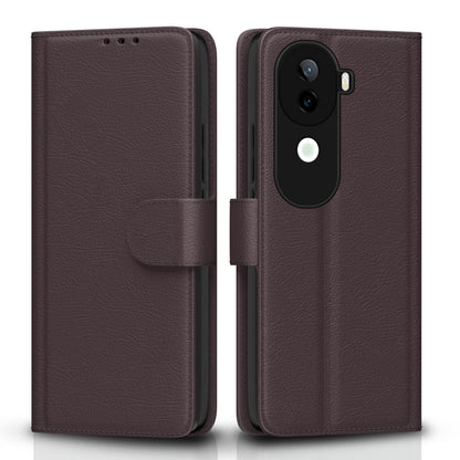 Pikkme coffee Wallet mobile flip cover for Vivo V40e/iQOO Z9s 5G