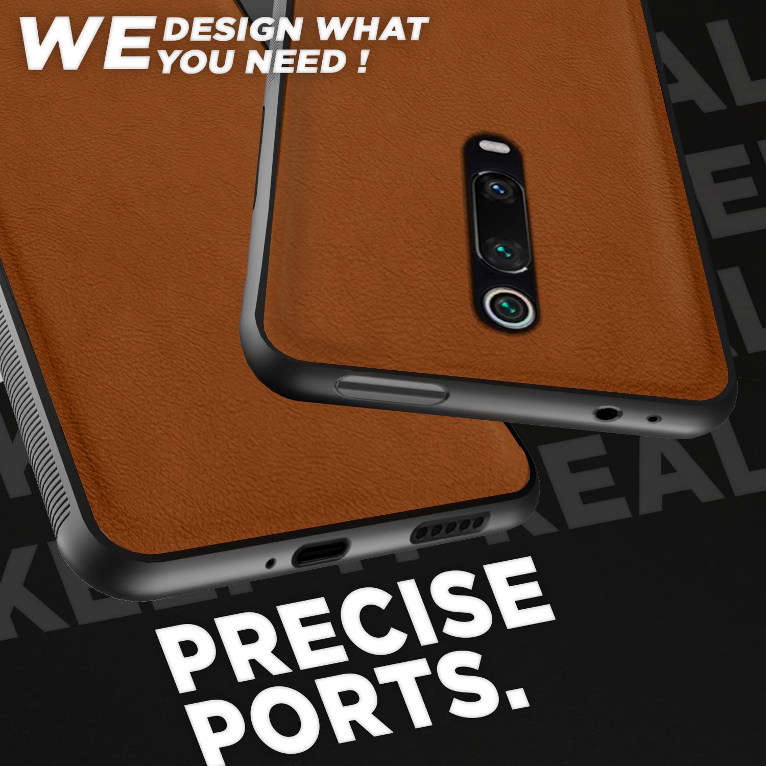 Redmi K20/K20 Pro Leather phone cover in camel by Pikkme – photo 4