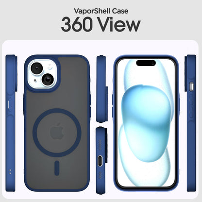 Blue MagSafe back cover for iPhone 15 – Pikkme – photo 2