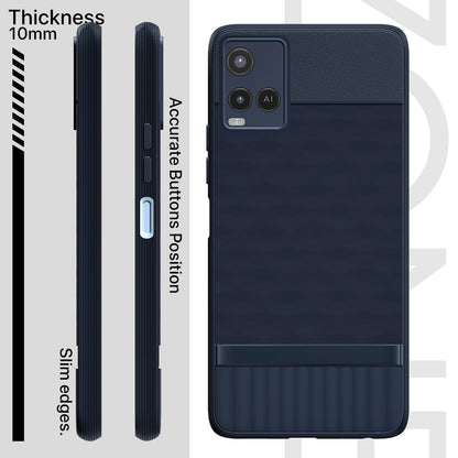 Pikkme Vivo Y21 2021 / Y33s  Gencase Back Cover (Blue)