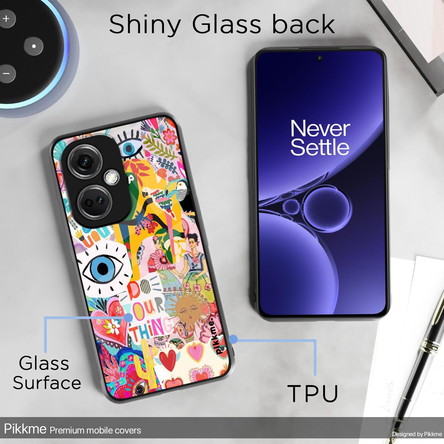 Pikkme Flower mobile back cover for OnePlus Nord CE 3 5G – photo 3