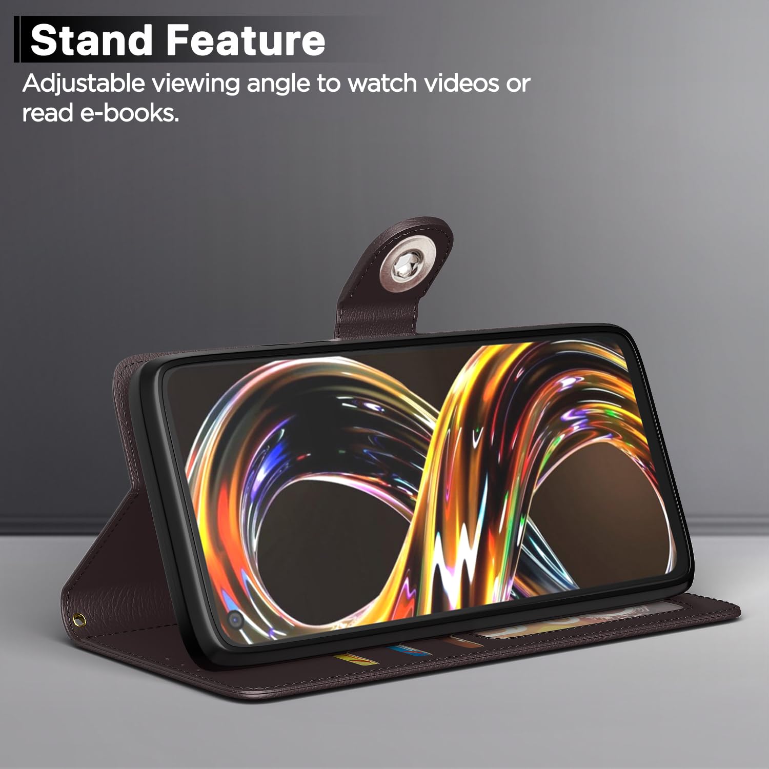 Pikkme coffee mobile flip cover for Realme Narzo 50/8i 4G – photo 3