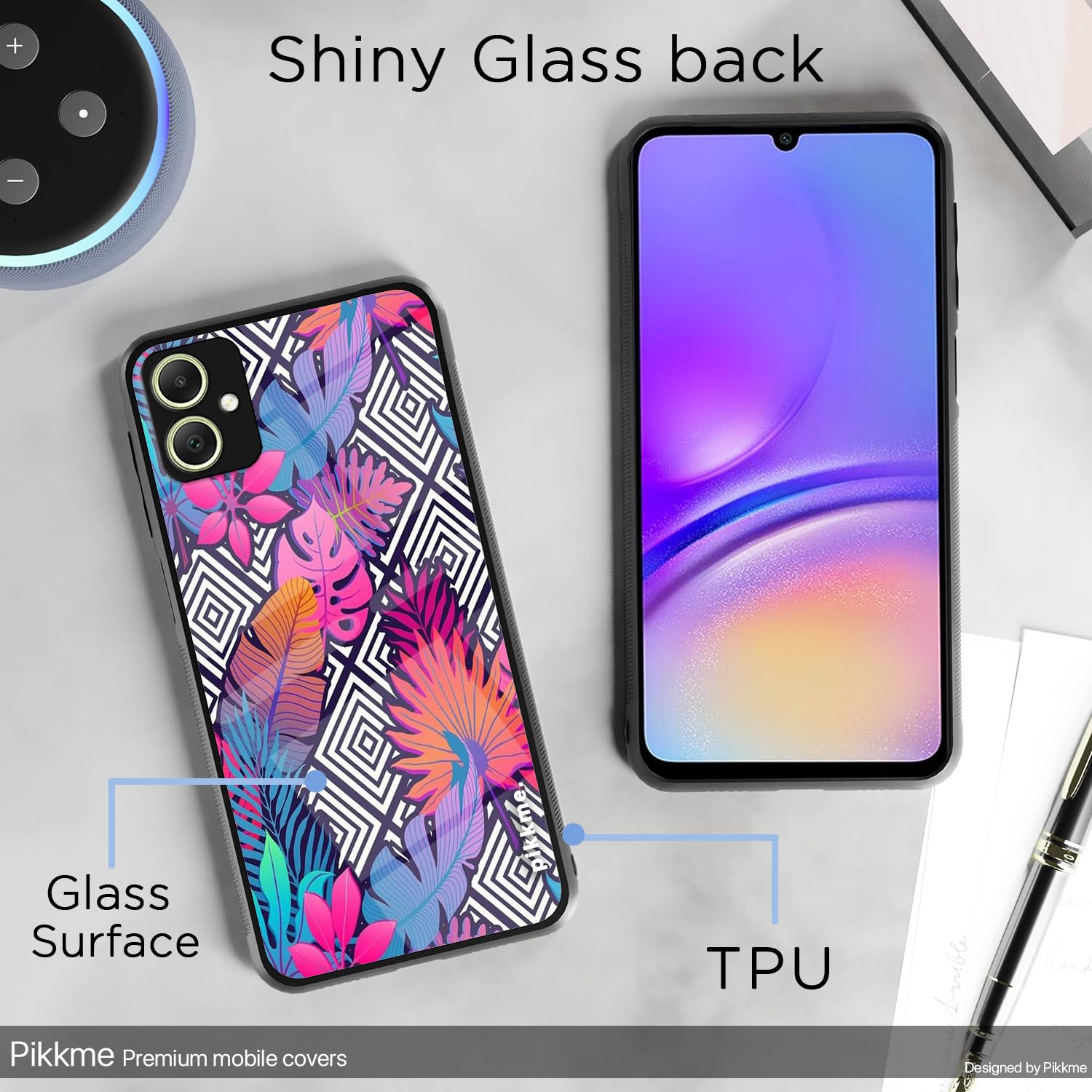 Samsung A05/M05/F05 Flower mobile cover by Pikkme – photo 3