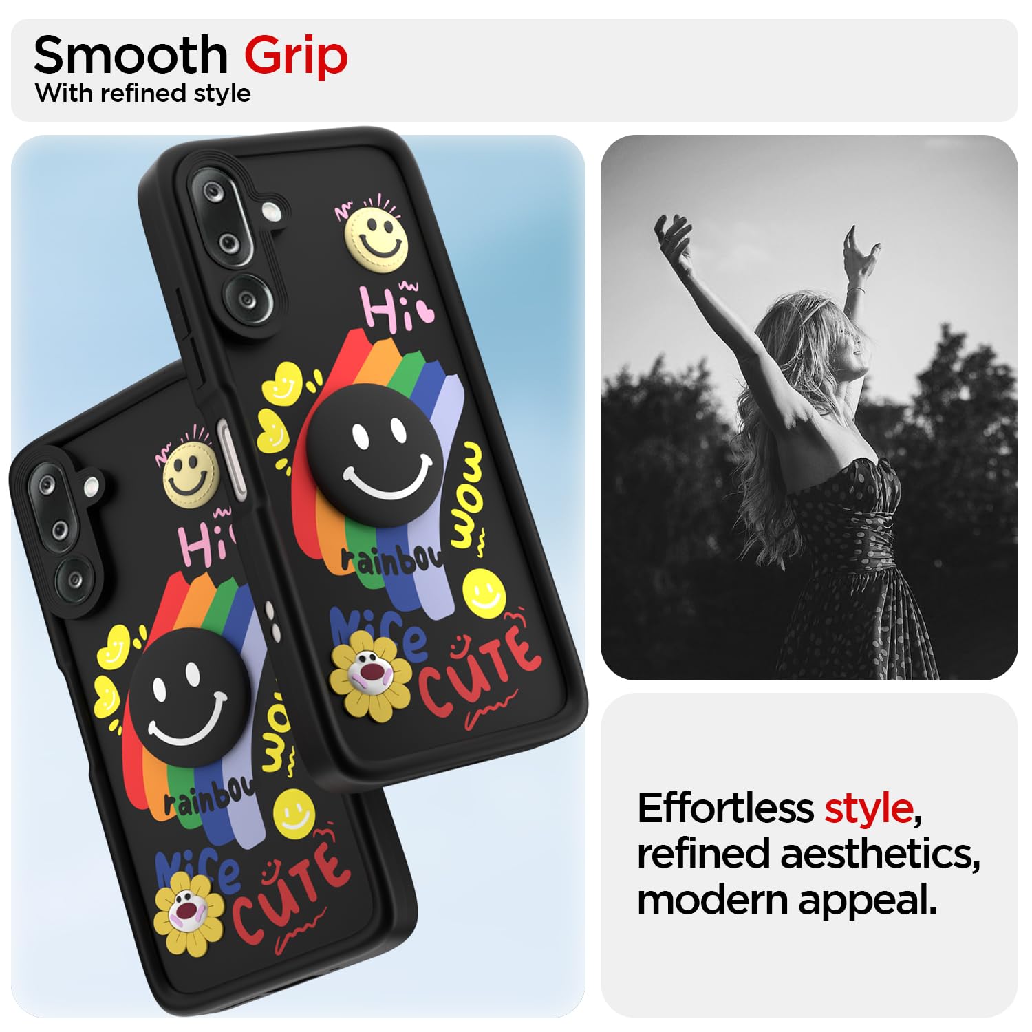 Black mobile cover for Samsung M36 5G – Pikkme – photo 2