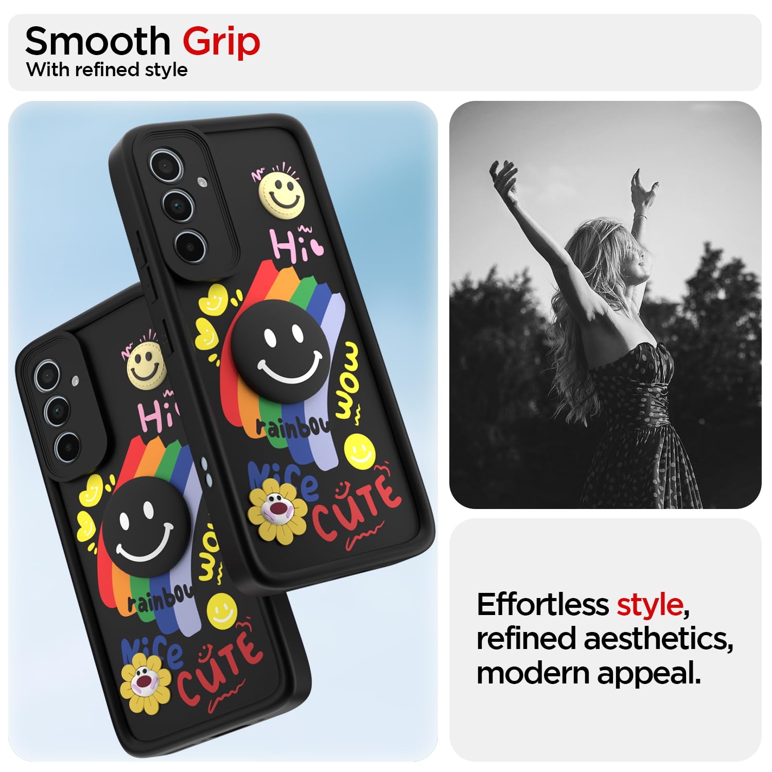 Samsung A35 5G back cover in black by Pikkme – photo 2