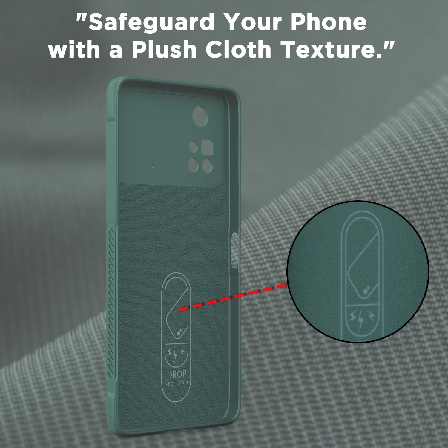 Pikkme Poco X4 Pro 5G green mobile back cover – photo 6