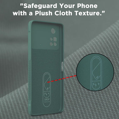 Pikkme Poco X4 Pro 5G green mobile back cover – photo 6