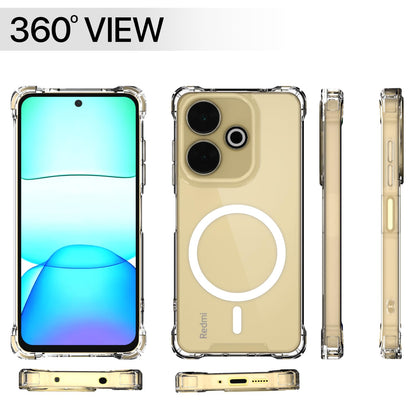 Transparent mag-safe back cover for Redmi 13/Poco M6 Plus 5G – Pikkme – photo 7