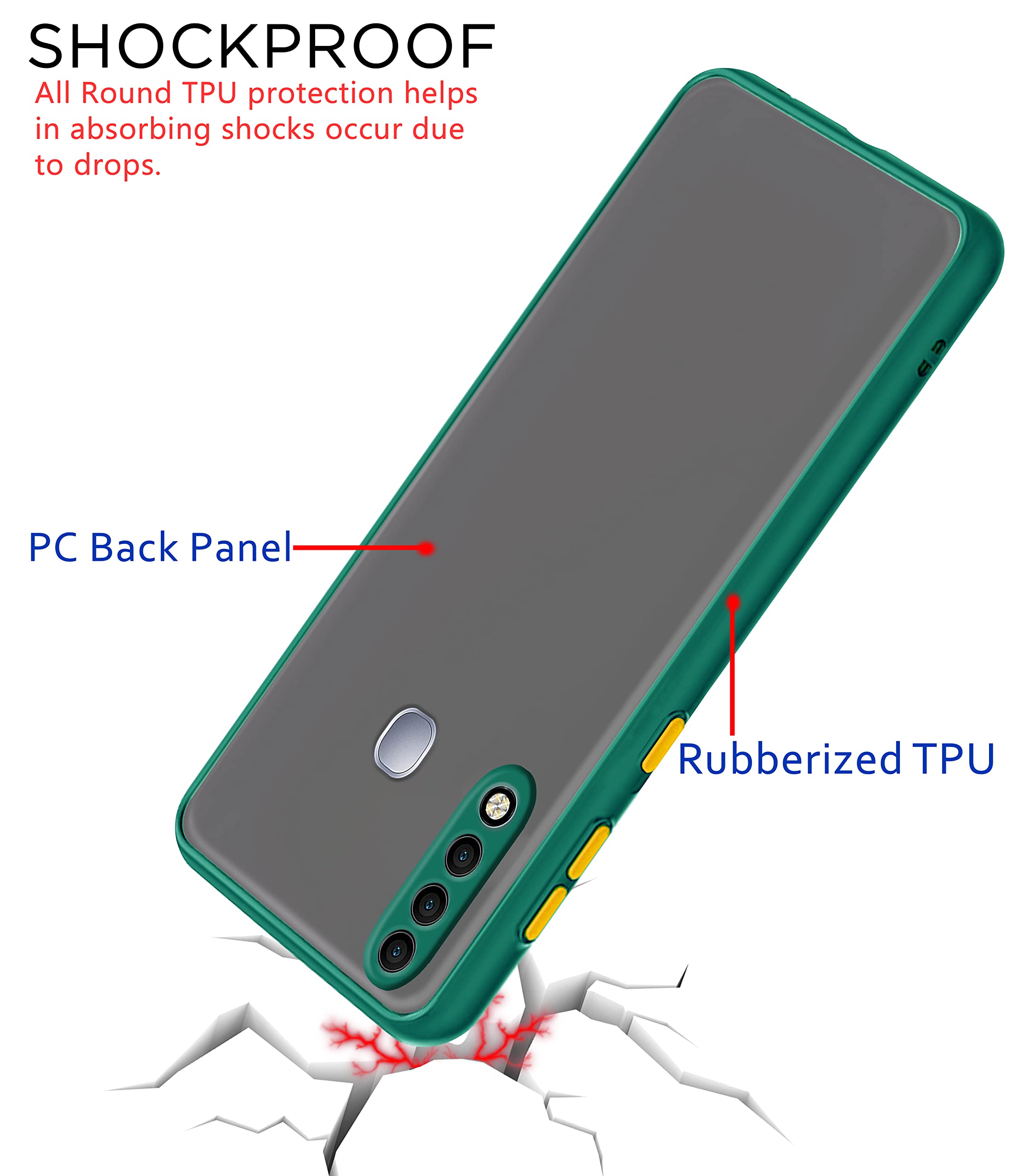Pikkme Vivo Z1 Pro green phone cover – photo 4