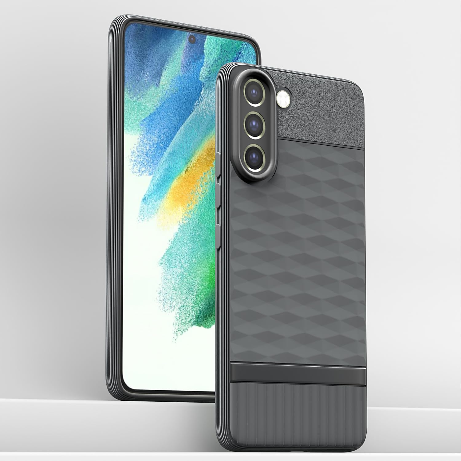 Pikkme Samsung Galaxy S21 FE 5G Gencase Back Cover (Grey)