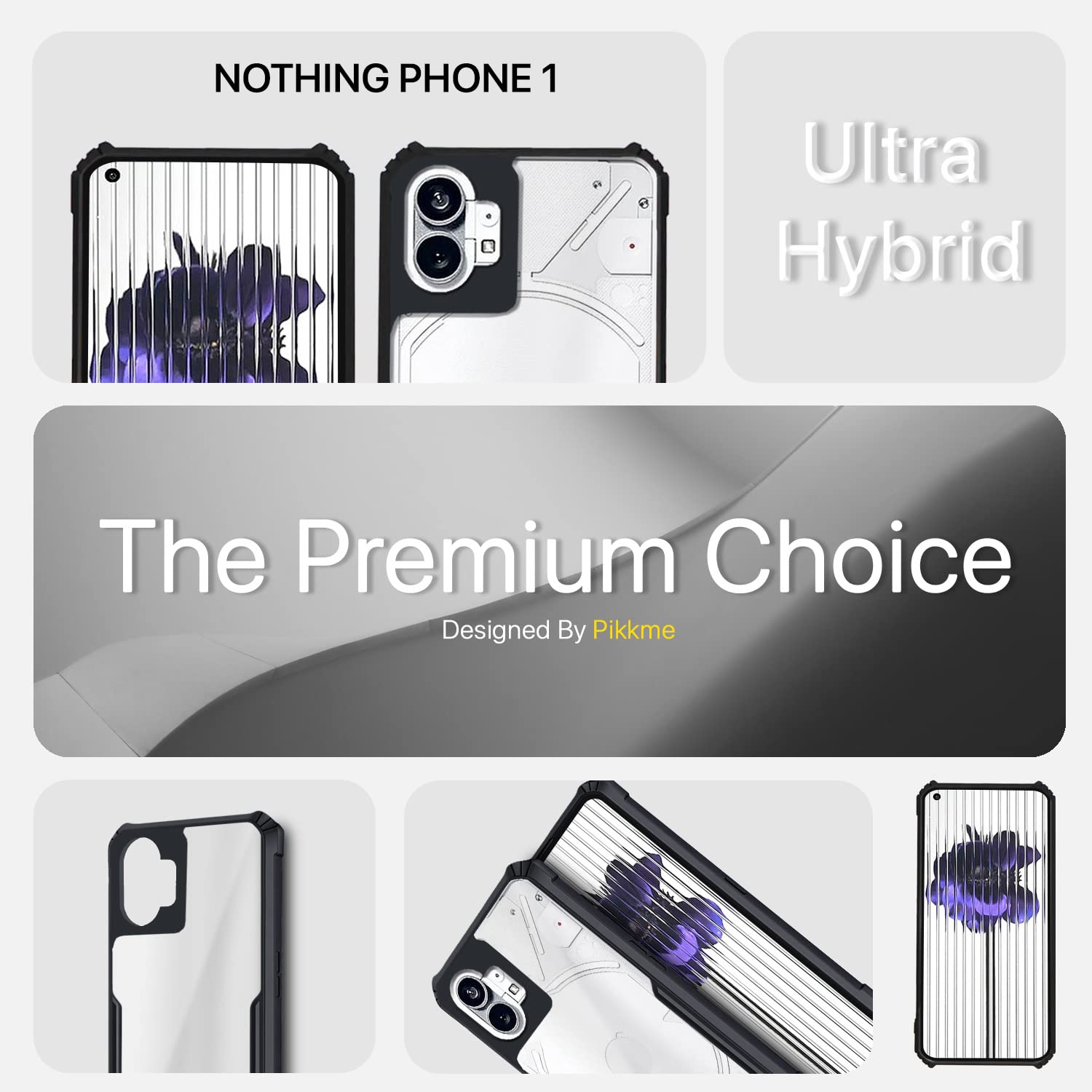 Black phone cover for Nothing Phone 1 – Pikkme – photo 4