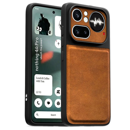 Pikkme Nothing Phone 4a Pro 5G brown mobile back cover