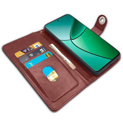 Pikkme brown wallet flip cover for Realme 12 Plus/P1/Narzo 70/70 Pro 5G – photo 3