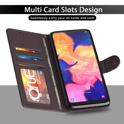Pikkme Samsung A10 Wallet coffee flip case – photo 5