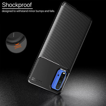 Redmi 9 Power Carbon phone cover in black by Pikkme – photo 4