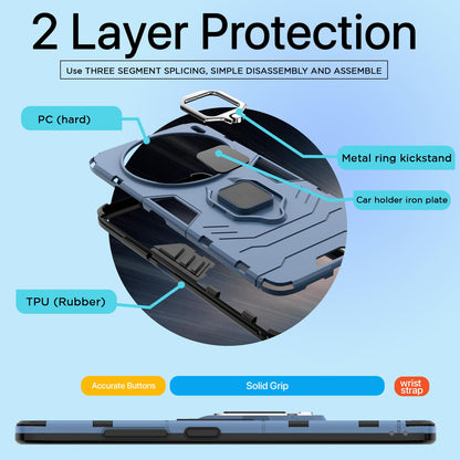 Blue Tough Armor phone cover for Vivo X100 Pro 5G – Pikkme – photo 2