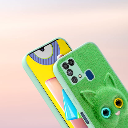 Pikkme green Cat mobile back cover for Samsung M31/M31 Prime/F41 – photo 7