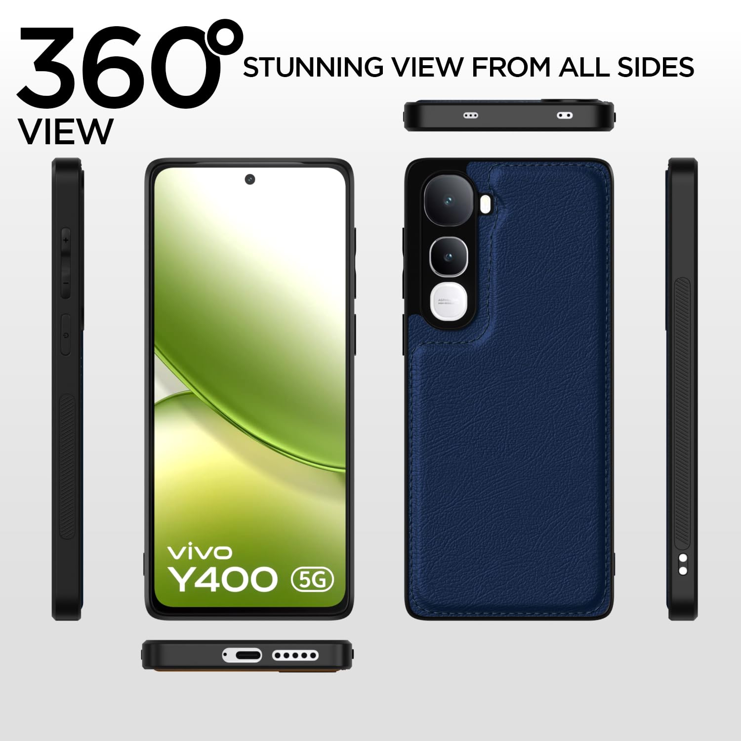 Pikkme Vivo Y400 5G blue phone cover – photo 4