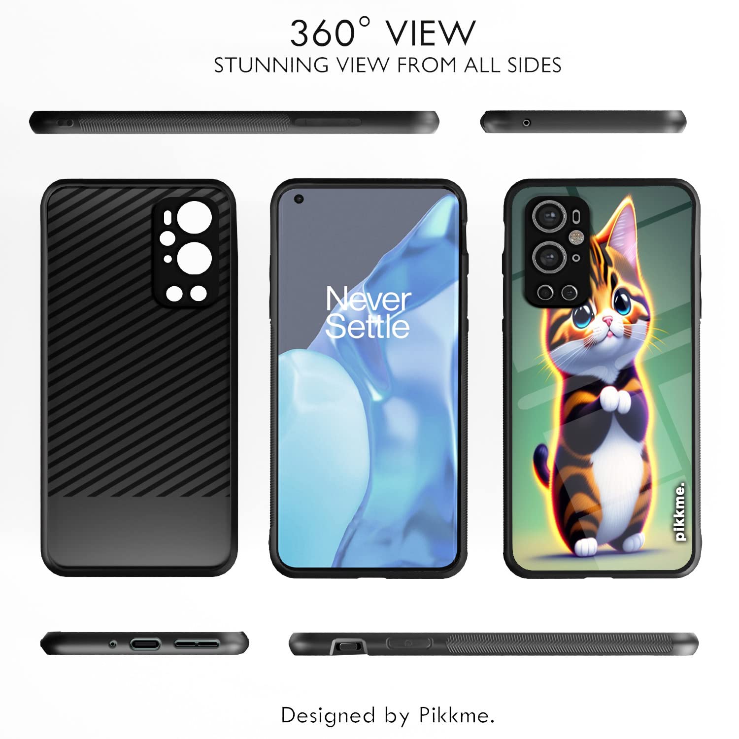 OnePlus 9 Pro Cat phone cover by Pikkme – photo 2