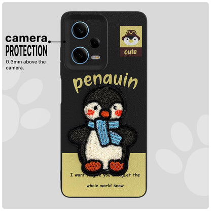 Pikkme black Plush Patch mobile back cover for Redmi Note 12 Pro 5G – photo 6