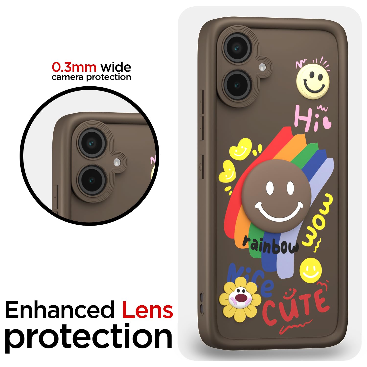 Brown Soft Silicone phone cover for Samsung F06/M06 5G – Pikkme – photo 5