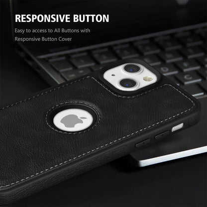 iPhone 13 Mini Leather mobile cover in black by Pikkme – photo 4