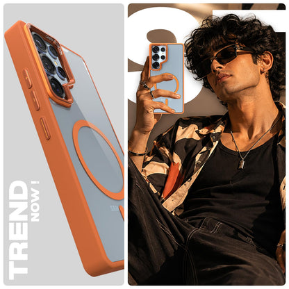 Pikkme orange mag-safe mobile back cover for Samsung S25 Ultra 5G – photo 7