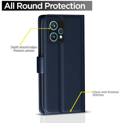 Realme 9 Pro Plus 5G flip case in blue by Pikkme – photo 4