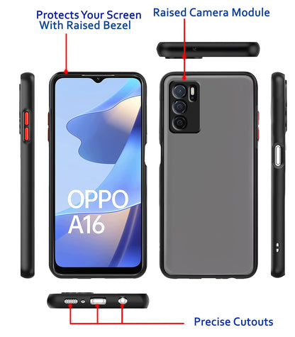 Oppo A16 mobile cover in black by Pikkme – photo 3