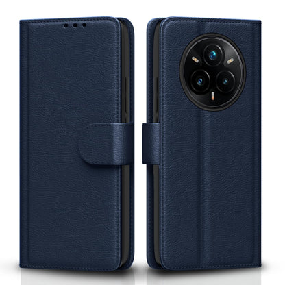 Blue wallet flip cover for Realme 14 Pro Plus 5G – Pikkme