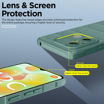 Pikkme Redmi 12C/Poco C55 Liquid Silicone green mobile back cover – photo 3