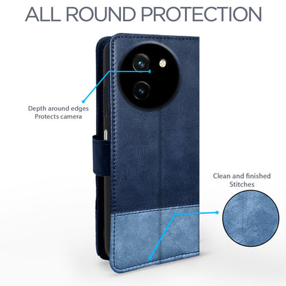 Pikkme navy & light blue Magnetic flip case for Vivo T3x/Y200i 5G – photo 2