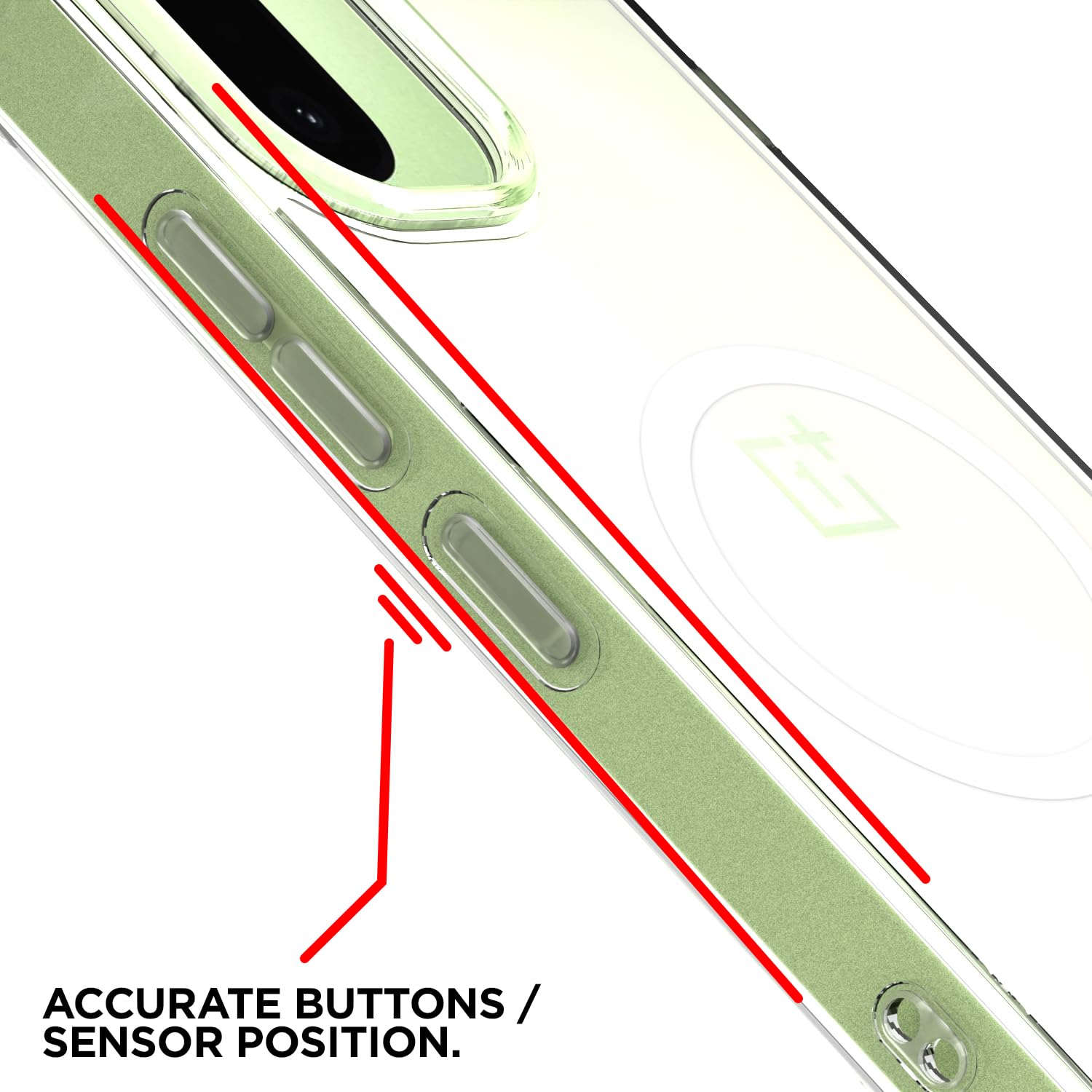 OnePlus 15R 5G mobile cover in transparent mag-safe by Pikkme – photo 6