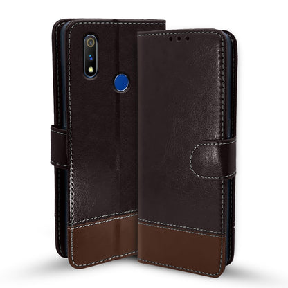 Coffee & brown flip case for Realme 3 Pro – Pikkme