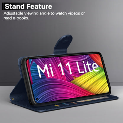 Pikkme blue wallet flip cover for Mi 11 Lite – photo 3