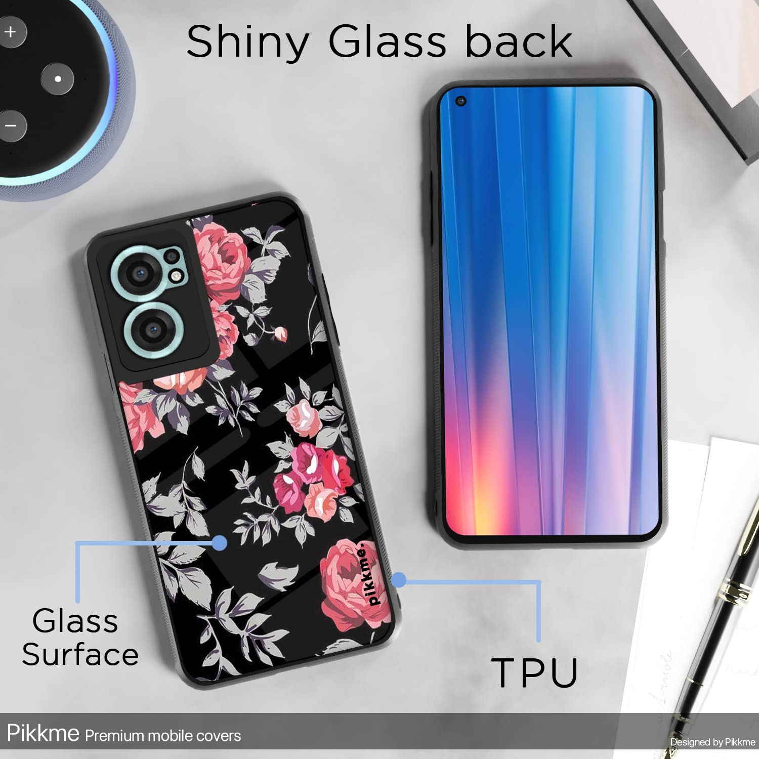 Pikkme Flower mobile back cover for OnePlus Nord CE 2 5G – photo 3