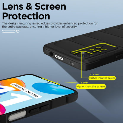 Pikkme black Liquid Silicone mobile back cover for Redmi Note 11 4G/Note 11S – photo 3