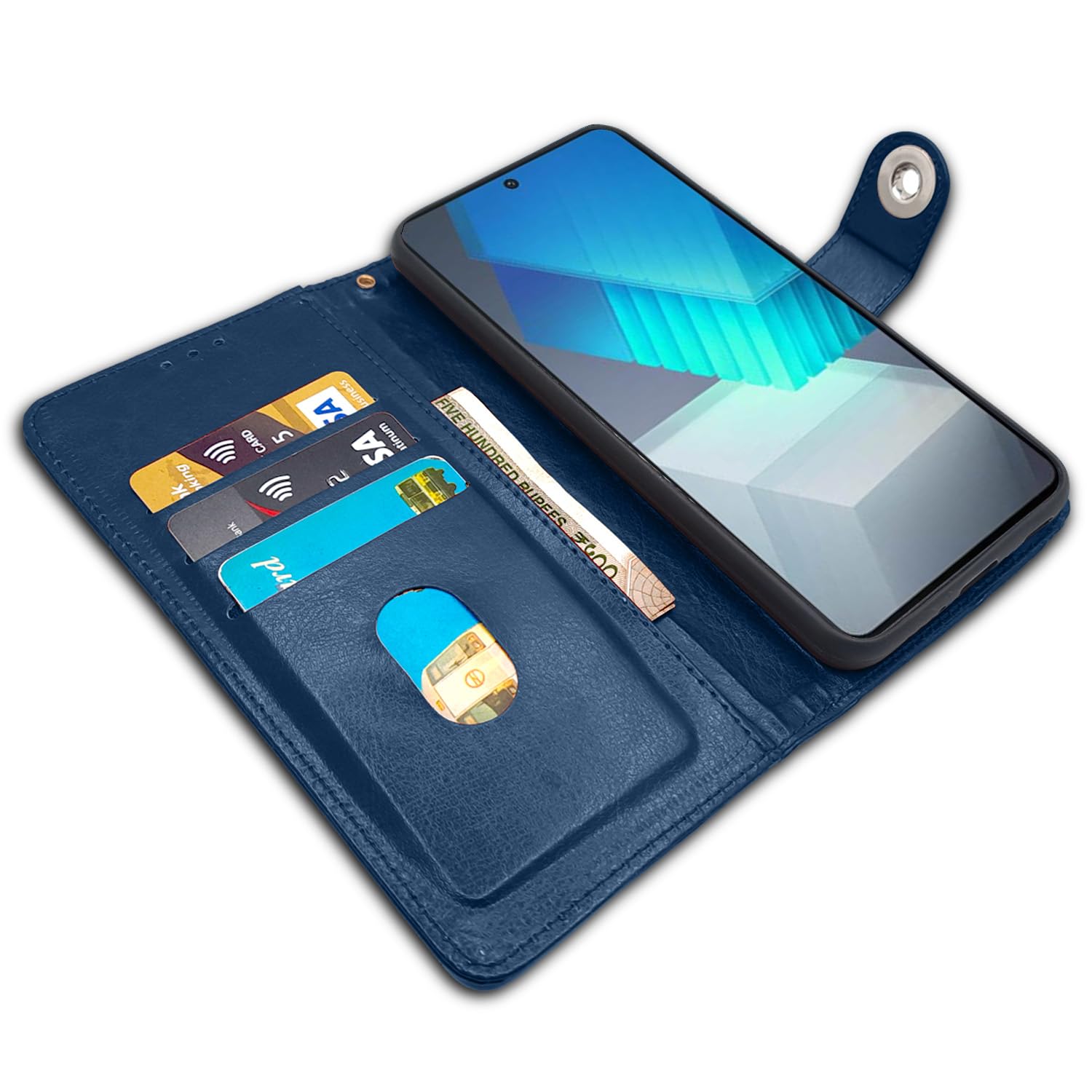 iQOO Neo 7 Pro 5G flip cover in blue by Pikkme – photo 3