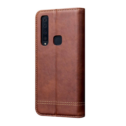 Pikkme brown Wallet wallet flip cover for Samsung A9 (2018) – photo 4