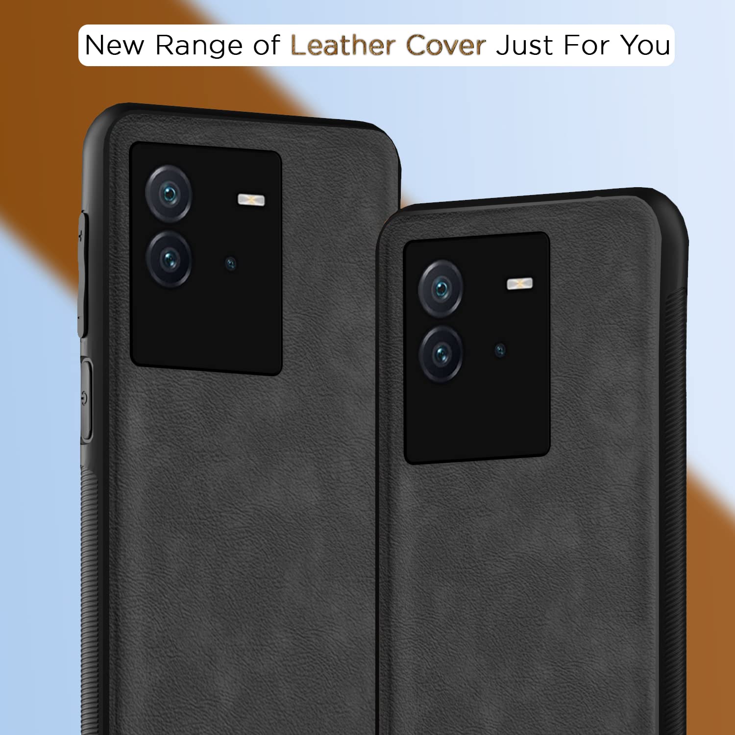 Pikkme grey Leather back cover for iQOO Neo 6 5G – photo 7