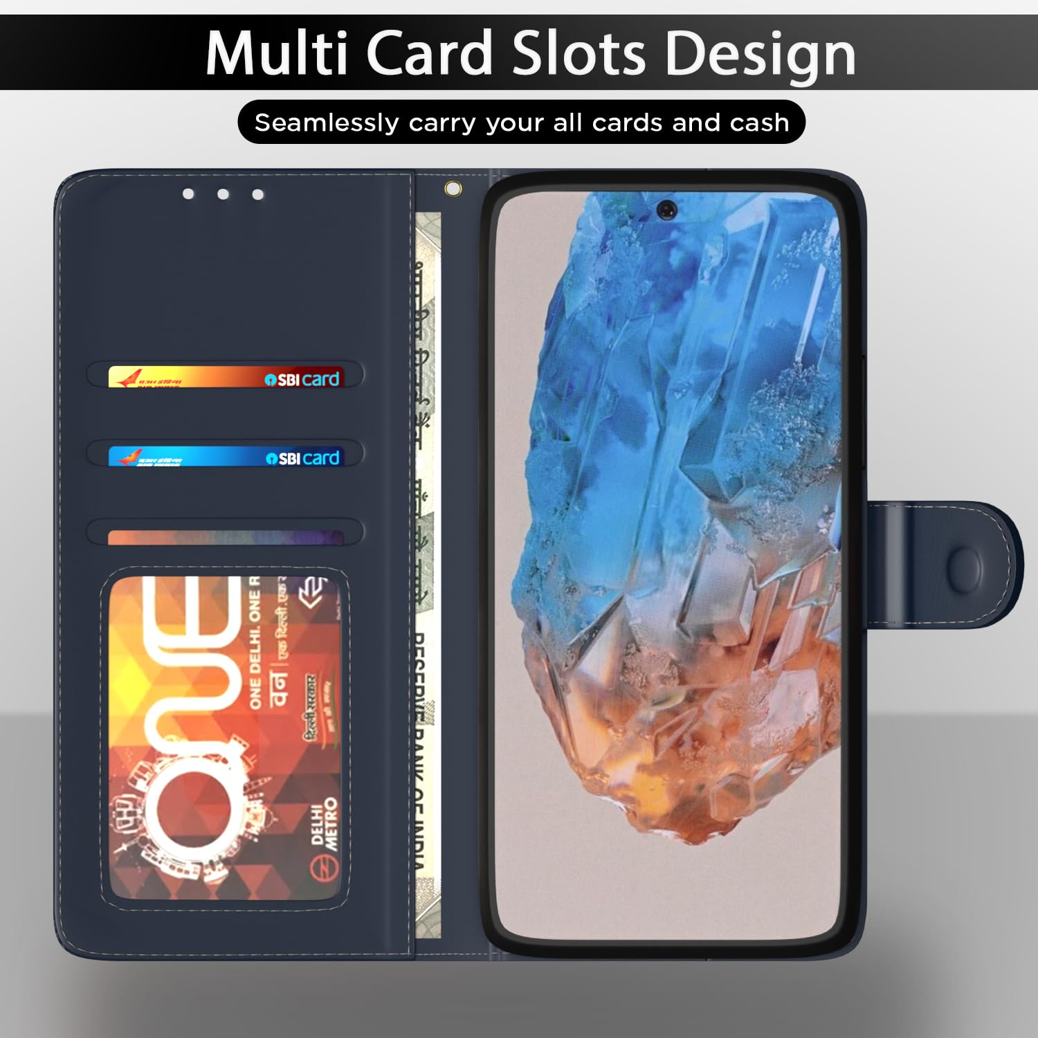Blue Wallet flip case for Samsung M35 5G – Pikkme – photo 5