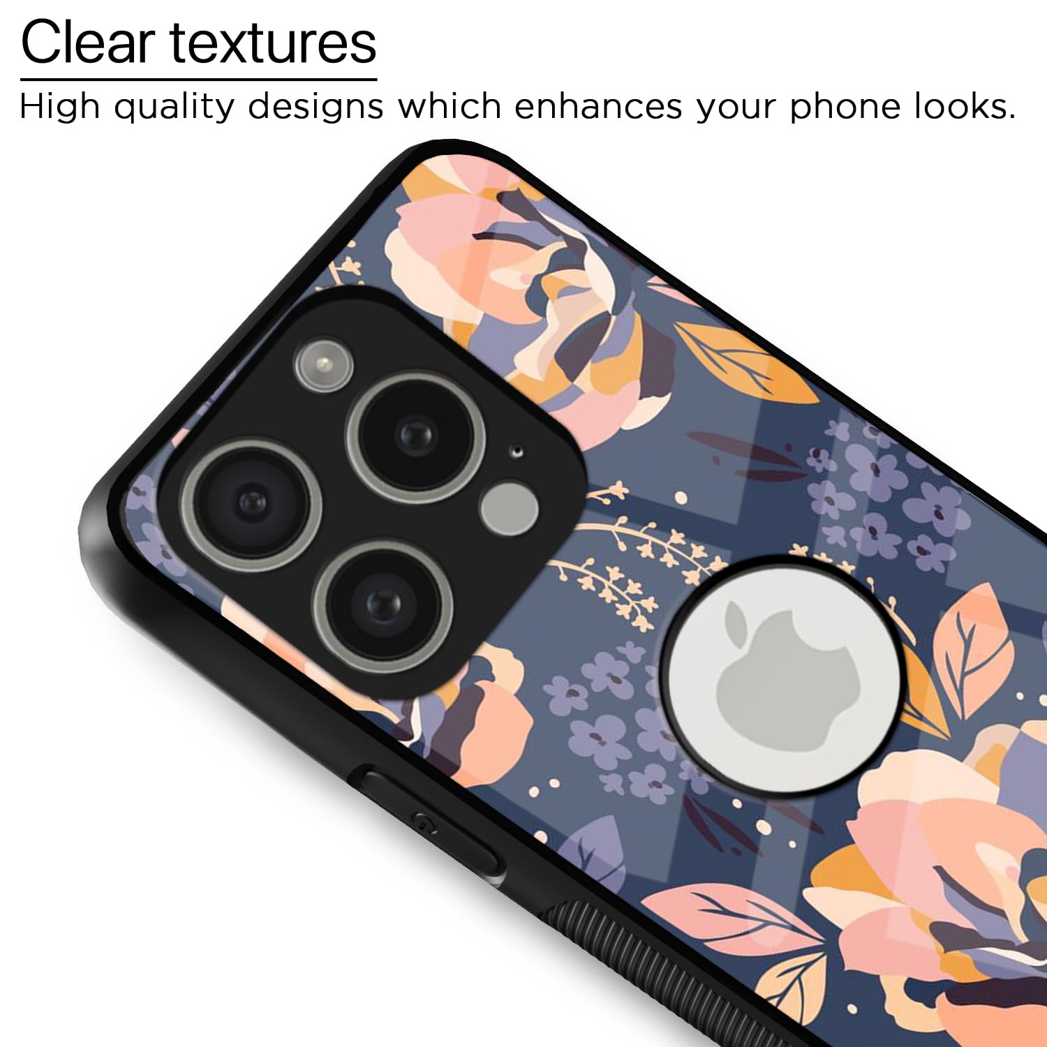 Pikkme Flower mobile cover for iPhone 15 Pro – photo 4