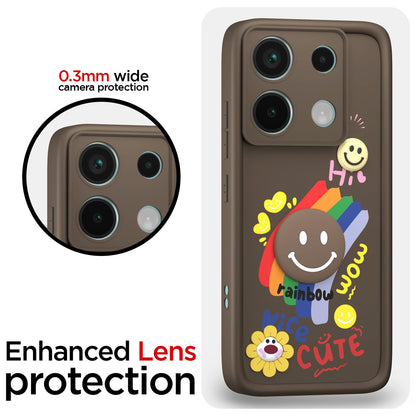 Redmi Note 13 Pro/Poco X6 5G Soft Silicone back cover in brown by Pikkme – photo 5