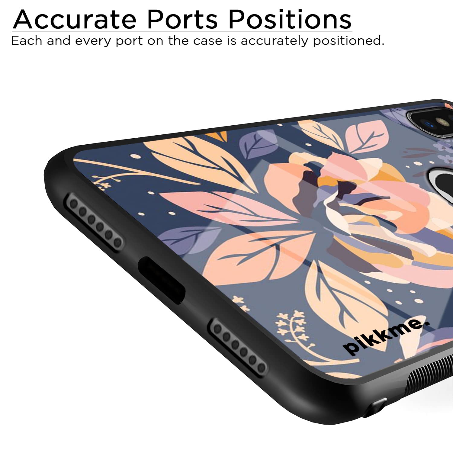 iPhone X/XS Flower phone cover by Pikkme – photo 6
