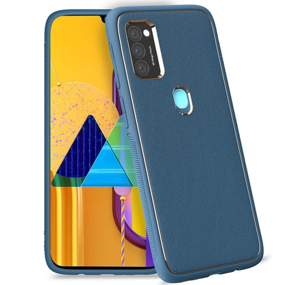 Pikkme blue Chrome phone cover for Samsung M30s/M21/M21 2021
