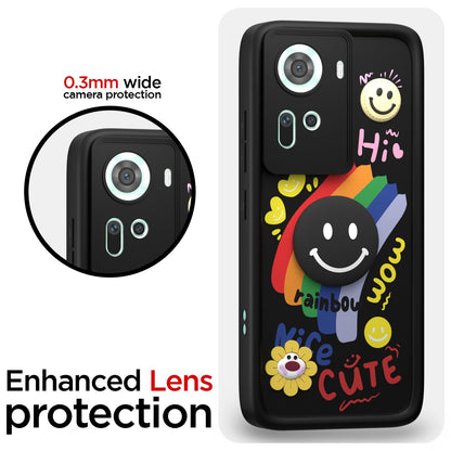 Pikkme black Soft Silicone back cover for Oppo Reno 11 5G – photo 5