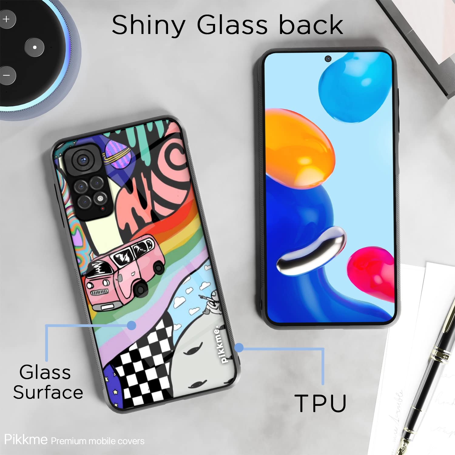 Redmi Note 11/Note 11s Hybrid mobile back cover by Pikkme – photo 3