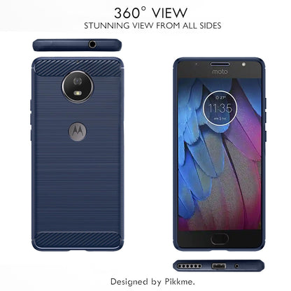 Pikkme blue Hybrid mobile back cover for Moto G5s Plus – photo 3